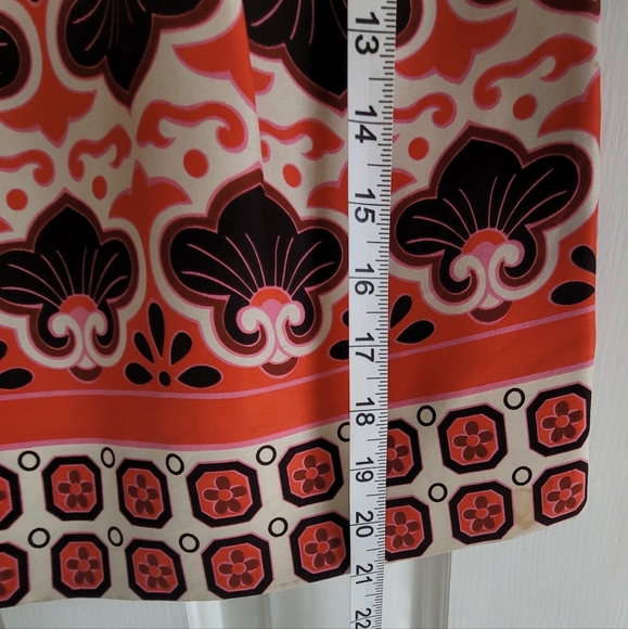 Tory Burch skirt Orange color size 6 - Picture 2 of 11
